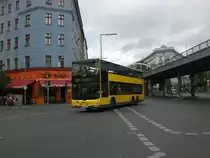 MAN Lion's City DD (Doppelstock) auf der Linie M29 nach Grunewald Roseneck am U-Bahnhof G�rlitzer Bahnhof.