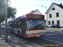 KWS Wagen 7 an der Haltestelle Schildgen Kirche am 19.10.09