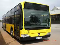 Ein Mercedes Citaro im Betriebshof Gruna.