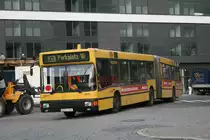 EVAG 3810 (E YX 458) im Messen Pendelverkehr mit der Roten Linie zum Parkplatz 10.
Aufgenommen am 30.11.2009 auf der Norbertstr.