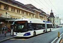 TL Lausanne Nr. 831 Hess/Hess Gelenktrolleybus am 19. November 2009 Lausanne, Bahnhof