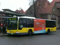 Mercedes-Benz O 530 II (Citaro Facelift) auf der Linie 155 nach Wei�ensee Piesporter Stra�e am S+U Bahnhof Pankow.