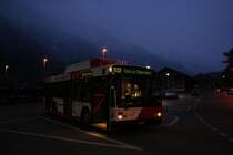 PU Niederer, Filzbach, Nr. 11 (GL 46, Van Hool A330CNG, 2002) am 17.12.2009 in Glarus. 