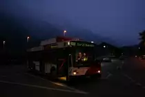 PU Niederer, Filzbach, Nr. 11 (GL 46, Van Hool A330CNG, 2002) am 17.12.2009 in Glarus. 