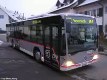 Postauto/Kn�pfel Reisen AG Nr. 179 in Dinhard, Gr�t. Die Konzession der Linie 612 Andelfingen - Seuzach liegt bei Postauto, aber dessen BEtrieb wurde vollst�ndig dem Reiseunternehmen Kn�pfel AG Dinhard erteilt, der nun mit dem Wagen Nr. 179 den einzigen Linienbus, neben einer Car-Flotte hat.