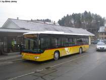 Postauto/PU Ryffel Nr. 240 (Mercedes CitaroII O530) am 17.12.09 beim Bhf. Kollbrunn. 
