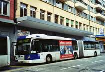 TL Lausanne Nr. 572/VD 1483 Van Hool am 19. November 2009 Lausanne, Tunnel