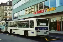 TL Lausanne Nr. 902 Lanz+Marti/Hess Personenanh�nger am 19. November 2009 Lausanne, Rue Neuve