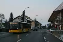 PU SteinerBus, Ortschwaben, Nr. 1 (BE 26'800, MAN Lion's City �/A20, 2009) am 18.12.2009 in Seedorf BE.