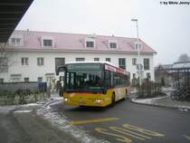 Postauto/PU Ryffel Nr. 158 (Mercedes Citaro O530) am 17.12.09 beim Bhf. Fehraltorf. Dieser Wagen wird nacher auf dem Mittagskurs der Linie 827 fahren. Dieser Zusatzkurs fhrt nur bis ans Dorfende Schrnnenbrunnen.