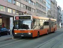 TPG - Mercedes O 405 G Nr.288 GE 96232 unterwegs auf der Linie 29 bei der Haltestelle Lyon am 11.12.2009
