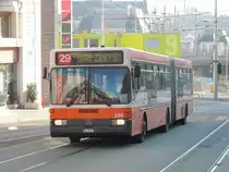TPG - Mercedes O 405 G Nr.289 GE 96077 unterwegs auf der Linie 29 bei der Haltestelle Lyon am 11.12.2009