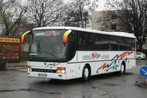 Reiseb�ro M�ller (WW DM 477) aus Hachenburg ist mit Besucher f�r den Weihnachtsmarkt in Essen auf den Busparkplatz Hachestr angekommen.