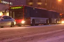 Am 19.12.09 wartet KN C 1150 in der Bahnhofstrasse im Stau.