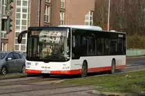 Wagen 2062 (RE VS 2062) mit der Linie SB56 an der Haltestelle Buererstr. in Gelsenkirchen Horst.