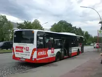 Van Hool AG 300 auf der Linie 181 nach S+U Bahnhof Sternschanze am U-Bahnhof Hagenbecks Tierpark. 
