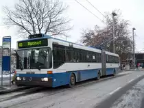 Der MB O 405 GTZ Nr 125 am Bahnhof Z�rich am 20/12/09.