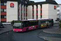 BOGE 0663 (GE BO 663) mit Werbung f�rs Variete etcetera.
Hier am HBF Gelsenkirchen.