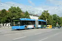 MAN auf der M51 am 05.09.09 auf der Ludwig-Ferdinand-Br�cke