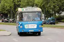 MAN 4002 war am 14.06.09 aus der Sondelinie 07 Giesing Bf -> MVG-Museum eingesetzt