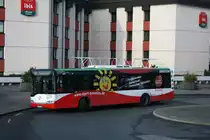 BOGE 0305 (GE BO 305) mit Werbung f�rs Sportparadies Gelsenkirchen.
Aufgenommen am HBF Gelsenkirchen am 7.12.2009.