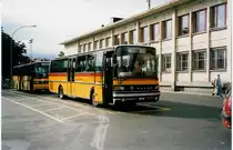 Aus dem Archiv: PTT Regie P 25'027 Setra am 7. Juli 1999 Yverdon, Bahnhof