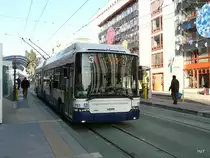 TPG - Hess-Swisstrolley BGT-N2C Nr.751 GE unterwegs auf der Linie 3 in der Stadt Genf am 11.12.2009