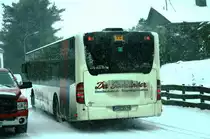 WND- DS 94 am 20.12.2009 auf dem SEV Illingen <--> Neunkirchen. An diesem Tag hat es extrem stark geschneit, wie man sieht.