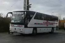 Eurotrans (WU 38531) aus Polen.
Aufgenommen an der Hachestr. in Essen am 9.12.2009.