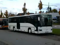 Mercedes-Benz O 550 (Integro) auf Betriebsfahrt am ZOB Kappeln.