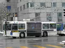 TL - FBW Trolleybus Nr.728 unterwegs in Lausanne am 19.12.2009