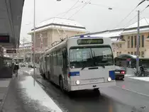 TL - NAW Trolleybus Nr.759 unterwegs auf der Linie 21 in Lausanne am 19.12.2009