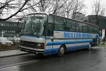 M�ller Reisen (SO DM 178) aus Lippstadt hat Besucher zum Weihnachtsmarkt nach Essen gebracht.
Aufgenommen am Berliner Platz am 10.12.2009.