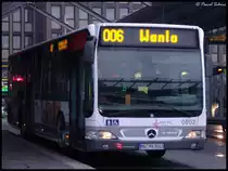 Nach langer Zeit endlich mal wieder vor die Linse gekommen. 
Einer der Solo Facelift Citaros von M�nchengladbach des Anschaffungsjahrs 2008. Genaugenommen der 0802.
Aufgenommen am M�nchengladbach Hbf an den Bussteigen.
Dieser fuhr nach seinem Aufenthalt als 006 nach Wanlo.
Aufnahmedatum: 30.12.2009 
Aufnahmezeit:  15:58 Uhr
