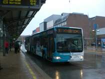 Mercedes-Benz O 530 II (Citaro Facelift) auf der Linie 1 nach Krusau in Dnemark am ZOB.