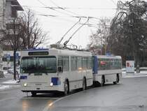 TL - NAW Trolleybus Nr.779 unterwegs auf der Linie 21 in Lausanne am 19.12.2009