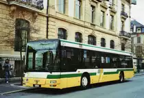 TN Neuch�tel Nr. 221/NE 106'321 MAN am 5. Dezember 2009 Neuch�tel, Place Pury