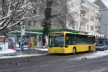 Mesenhohl E MO 760 mit der Linie 190 an der Haltestelle B�rgermeister Fiedler Platz in Kettwig.
4.1.2010