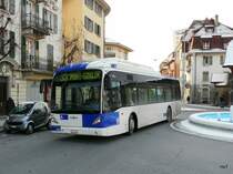 TL - VanHool Bus Nr.452 VD 1413 unterwegs auf der Linie 33 in Renens am 19.12.2009