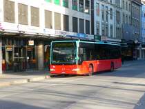 VB Biel - Mercedes Citaro Nr.186  BE 654186 unterwegs auf der Linie 2 in der Stadt Biel am 26.12.2009