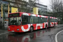 WSW 9678 (W SW 638) mit Werbung f�r die Sparkasse.
Wuppertal HBF,27.12.2009