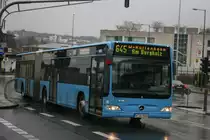 WSW 0964 (W SW 2964) an der Historischen Stadthalle in Wuppertal,27.12.2009.