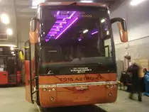 VanHool T916 Astronef. Vorf�hrwagen mit LED-Innenbeleuchtung und Glasdach. Ausstellung am Tag der �ffenen T�r bei der Firma Transports N�odomiens am 09 Januar 2010.