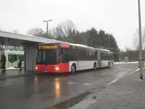 Am 09.01.10 fuhr der Wagen 4580 ein Lion&acute;s City GL der BSAG auf den Linien 57/58 durch Huchting. 