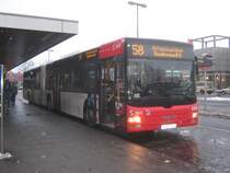 Bremens Neuer, der MAN Lion&acute;s City GL Baujahr 2009. Noch wenige Tage alt ist das neue Flaggschiff der BSAG. In diesn Bussen soll es mehr Pl�tze geben und die Sitze sind auch bequem. 