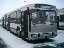 STAN Nancy, Renault PR 180-2 (Wagen 436) am Betriebshof in Vandoeuvre Marché de Gros am 09.01.2010