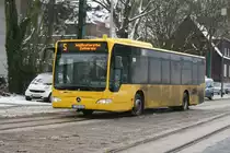 EVAG 4163 (E VG 4163) mit einer Sonderfahrt zur Er�ffnung der Ruhr 2010.
Aufgenommen an der Zeche Zollverein am 10.1.2010.