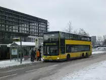 MAN Lion's City DD (Doppelstock) auf der Linie M46 nach U-Bahnhof Bitz-S�d am S+U Bahnhof Zoologischer Garten.
