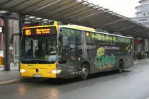 EVAG 4106 (E VG 4106) mit Werbung f�r Holz Conrad in Essen.
Aufgenommen am HBF Oberhausen,28.12.2009.
