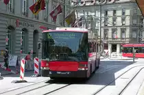 Swisstrolley Nr. 6 bei der Haltestelle Hirschengraben